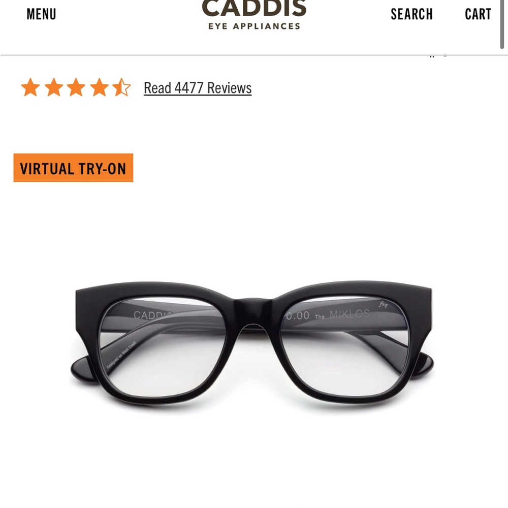 Caddis Miklo Black Women's Glasses